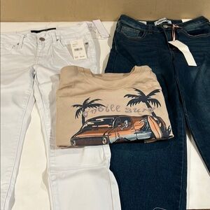 Girls Pants bundle size 12 vigoss wide, joes skinnu. Oneill Xl NWT